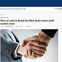 Flow of cash to Brazil for M&A deals slows amid market woes